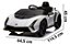 Mini Carro Elétrico Lamborghini Autentica 12v Licenciado Com Controle Remoto Bluetooth Rádio Fm E Aplicativo - Imagem 2