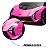 Mini Carro Elétrico Lamborghini Autentica 12v Rosa Licenciado Com Controle Remoto Bluetooth Rádio Fm E App - Imagem 3