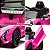 Mini Carro Elétrico Lamborghini Autentica 12v Rosa Licenciado Com Controle Remoto Bluetooth Rádio Fm E App - Imagem 9