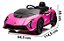 Mini Carro Elétrico Lamborghini Autentica 12v Rosa Licenciado Com Controle Remoto Bluetooth Rádio Fm E App - Imagem 2