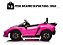 Mini Carro Elétrico Lamborghini Autentica 12v Rosa Licenciado Com Controle Remoto Bluetooth Rádio Fm E App - Imagem 4