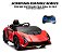 Mini Carro Elétrico Lamborghini Autentica 12v Vermelho Licenciado Com Controle Bluetooth Rádio Fm E App - Imagem 5