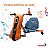 Drift Triciclo Elétrico Infantil Mclaren 12v Laranja Com Função Drift Luzes Led Som E Assento Ajustável - Imagem 5
