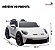 Mini Carro Elétrico Infantil Porsche 911 Gt3 24v Branco Com Controle Remoto Usb Mp3 Luzes E Som - Imagem 2