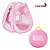 Barraca Toca Infantil Princesa Rosa Dobrável Para Crianças Casinha De Brincar Certificada Pelo Inmetro - Imagem 8