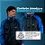Conjunto Capa de Chuva para Motociclista Nylon Traveller Com Bolso Forrado Preto com Azul Royal Tamanho P - Pioneira - Imagem 5