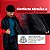 Conjunto Capa de Chuva para Motociclista Nylon Traveller Com Bolso Forrado Preto com Vermelho Tamanho P - Pioneira - Imagem 5