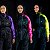 Conjunto Capa de Chuva Feminina Motociclista Nylon Traveller Com Bolso Forrado Preto c/Roxo Tamanho P M G GG XG Pioneira - Imagem 7
