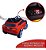 Mini Carro Elétrico Infantil 12v Vermelho Com Controle Remoto Faróis Som Cinto De Segurança E Portas - Imagem 8