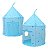 Barraca Infantil Castelo Princesa Azul Dobrável 1,35m Para Crianças Quarto Sala Brinquedoteca Importway - Imagem 9