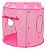Barraca Infantil Castelo Princesa Rosa Dobrável 1,35m Para Crianças Quarto Sala Brinquedoteca Importway - Imagem 4