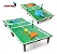 Mini Mesa Ping Pong Infantil 90cm Mdf Com Rede Raquetes E Bolinhas Portátil Para Crianças E Família Importway - Imagem 10