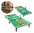 Mini Mesa Ping Pong Infantil 90cm Mdf Com Rede Raquetes E Bolinhas Portátil Para Crianças E Família Importway - Imagem 1