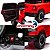 Carrinho Elétrico Infantil Dodge Ram 1500 Rho 12v Vermelho Com Controle Remoto Som Luz Mp3 Usb Importway - Imagem 9