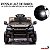 Carrinho Elétrico Infantil Ram 3500 Rho 12v Preto Com Empurrador Som Luz Bateria Recarregável Importway - Imagem 4
