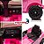 Carrinho Elétrico Infantil Ram 3500 Rho 12v Rosa Com Empurrador Som Luz Bateria Recarregável Importway - Imagem 7