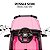 Carrinho Elétrico Infantil Ram 3500 Rho 12v Rosa Com Empurrador Som Luz Bateria Recarregável Importway - Imagem 8
