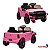 Carrinho Elétrico Infantil Ram 3500 Rho 12v Rosa Com Empurrador Som Luz Bateria Recarregável Importway - Imagem 11