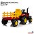 Trator Elétrico Infantil 12v Vermelho Com Carreta Controle Remoto Som Luz Bateria Recarregável Importway - Imagem 6