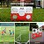 Trave De Futebol Infantil 180cm Com Rede E Tiro Ao Alvo Para Treino Jardim Praia E Quadra Importway - Imagem 8