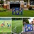 Trave De Futebol Infantil 215cm Com Rede E Tiro Ao Alvo Para Treino Jardim Praia E Quadra Importway - Imagem 8