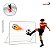 Trave De Futebol Infantil 215cm Com Rede E Tiro Ao Alvo Para Treino Jardim Praia E Quadra Importway - Imagem 7
