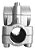 Suporte Guidão Para Roçadeira Tubo 26mm Encaixe Guidão 19mm Peça De Reposição Resistente Importway - Imagem 3