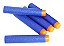 Kit 60 Dardos Para Pistola Infantil Lança Dardos 1,2cm Azul E Laranja Reposição Importway - Imagem 7