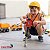 Britadeira Infantil Elétrica Com Som Brinquedo Ferramenta De Construção Faz De Conta Para Crianças 3 Anos - Imagem 7