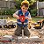Britadeira Infantil Elétrica Com Som Brinquedo Ferramenta De Construção Faz De Conta Para Crianças 3 Anos - Imagem 5