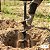 Broca Espiral 10x80cm Para Perfurador De Solo Plantio Jardinagem Agricultura Cercas Paisagismo E Construções - Imagem 5