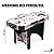 Mesa Air Game Air Hockey 142cm 127v Completa Com Marcador Ventilador 2 Discos E 2 Empurradores - Imagem 2