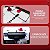 Mesa Air Game Air Hockey 142cm 127v Completa Com Marcador Ventilador 2 Discos E 2 Empurradores - Imagem 4