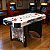 Mesa Air Game Air Hockey 142cm 127v Completa Com Marcador Ventilador 2 Discos E 2 Empurradores - Imagem 5