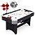 Mesa Air Game Air Hockey 168cm 127v Com Marcador Ventilador 2 Discos E 2 Empurradores Completa Para Adultos - Imagem 1