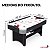 Mesa Air Game Air Hockey 168cm 127v Com Marcador Ventilador 2 Discos E 2 Empurradores Completa Para Adultos - Imagem 2
