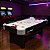 Mesa Air Game Air Hockey 168cm 127v Com Marcador Ventilador 2 Discos E 2 Empurradores Completa Para Adultos - Imagem 6