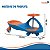 Carrinho Rolimã Infantil Gira 360° Com Led Nas Rodas Laranja Rodas Pu 76mm Para Crianças Até 60kg - Imagem 3