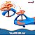 Carrinho Rolimã Infantil Gira 360° Com Led Nas Rodas Laranja Rodas Pu 76mm Para Crianças Até 60kg - Imagem 7