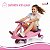 Carrinho Infantil Gira 360° Rolimã Rosa Com Rodas Led Pu 76mm Brinquedo Para Crianças A Partir De 2 Anos - Imagem 5