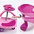 Carrinho Infantil Gira 360° Rolimã Rosa Com Rodas Led Pu 76mm Brinquedo Para Crianças A Partir De 2 Anos - Imagem 9