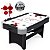 Mesa Air Game Air Hockey 182cm 127v Completa Com Marcador Ventilador 2 Discos E 2 Empurradores Para Adultos - Imagem 1