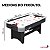 Mesa Air Game Air Hockey 182cm 127v Completa Com Marcador Ventilador 2 Discos E 2 Empurradores Para Adultos - Imagem 2