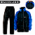 Conjunto Capa Chuva Motociclista Impermeável Nylon Forrado Bolso Interno Zíper Traveller P M G GG XG - Pioneira - Imagem 14