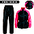 Conjunto Capa Chuva Motociclista Impermeável Nylon Forrado Bolso Interno Zíper Traveller P M G GG XG - Pioneira - Imagem 11