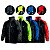 Conjunto Capa Chuva Moto Masculino Impermeável Nylon Forrado Bolso Zíper Capuz Refletivo Traveller Pioneira - Imagem 1
