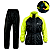 Conjunto Capa Chuva Moto Feminina Impermeável Nylon Forrado Bolso Interno Zíper Traveller Pioneira - Imagem 9