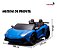 Carrinho Elétrico Infantil Lamborghini Aventador 24v Azul 2 Lugares Controle Remoto Rodas Eva Até 100kg - Imagem 2