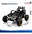 Buggy Elétrico Infantil 12v Preto Com Controle Remoto Som Luz Carrinho Para Crianças A Partir De 3 Anos - Imagem 2