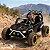 Buggy Elétrico Infantil 12v Preto Com Controle Remoto Som Luz Carrinho Para Crianças A Partir De 3 Anos - Imagem 3